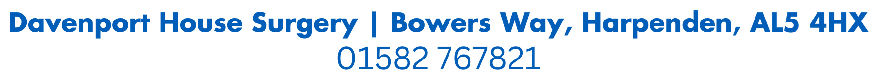 Davenport House Surgery Logo
